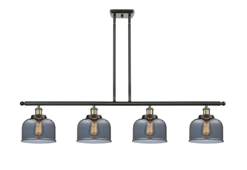 Innovations 916-4I-BAB-G73 Four Light Island Pendant, Black Antique Brass