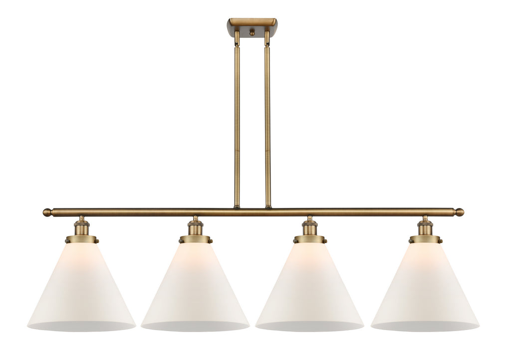Innovations 916-4I-BB-G41-L-LED LED Island Pendant, Brushed Brass