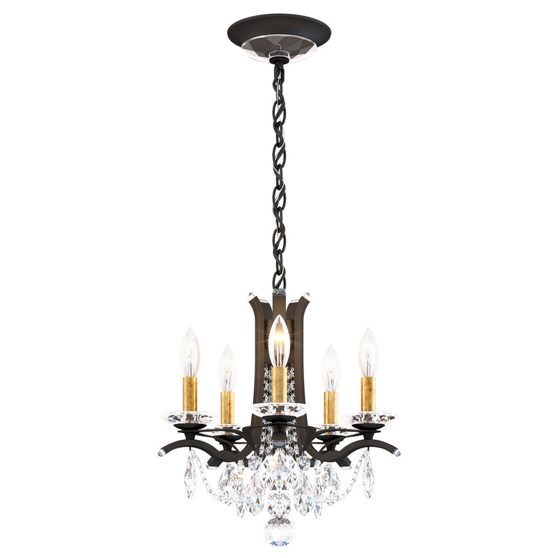Schonbek VA8304N-51H Five Light Chandelier, Black