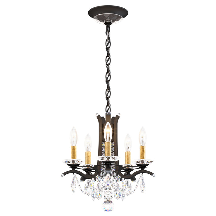 Schonbek VA8304N-51H Five Light Chandelier, Black