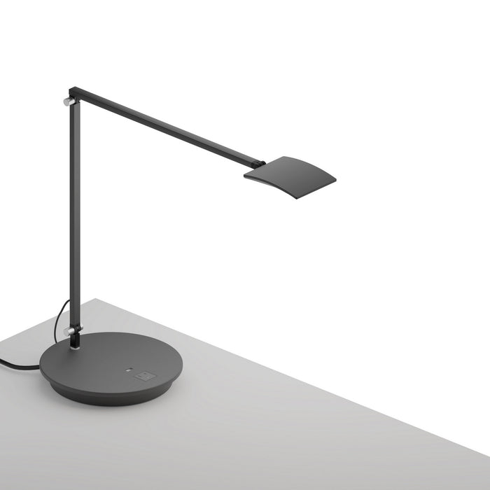 Koncept AR2001-MBK-PWD LED Desk Lamp, Metallic Black