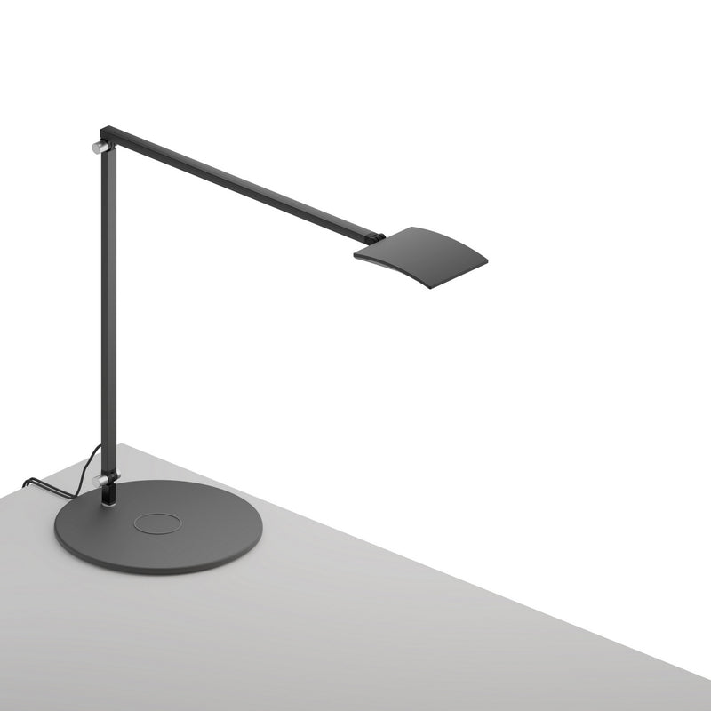 Koncept AR2001-MBK-QCB LED Desk Lamp, Metallic Black