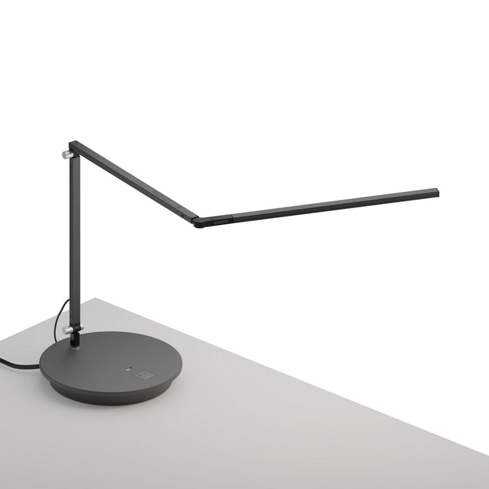 Koncept AR3200-CD-MBK-PWD LED Desk Lamp, Metallic black