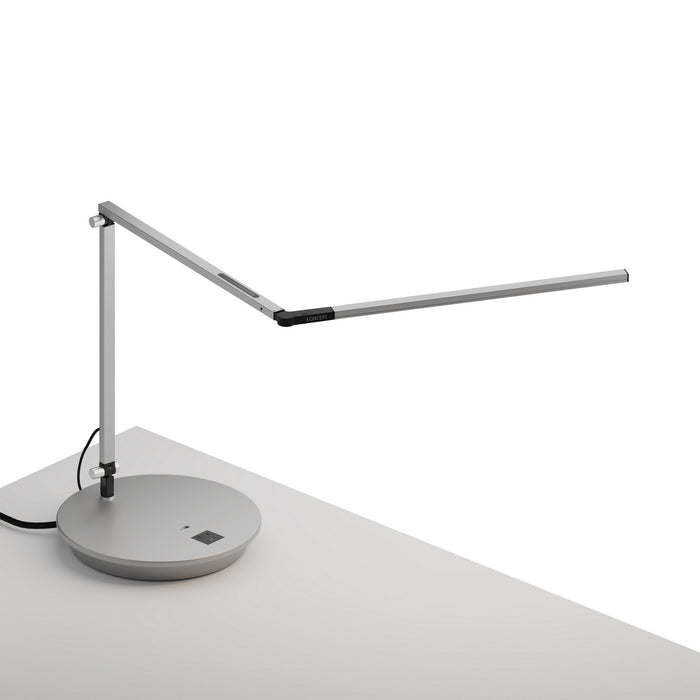 Koncept AR3200-CD-SIL-PWD LED Desk Lamp, Silver
