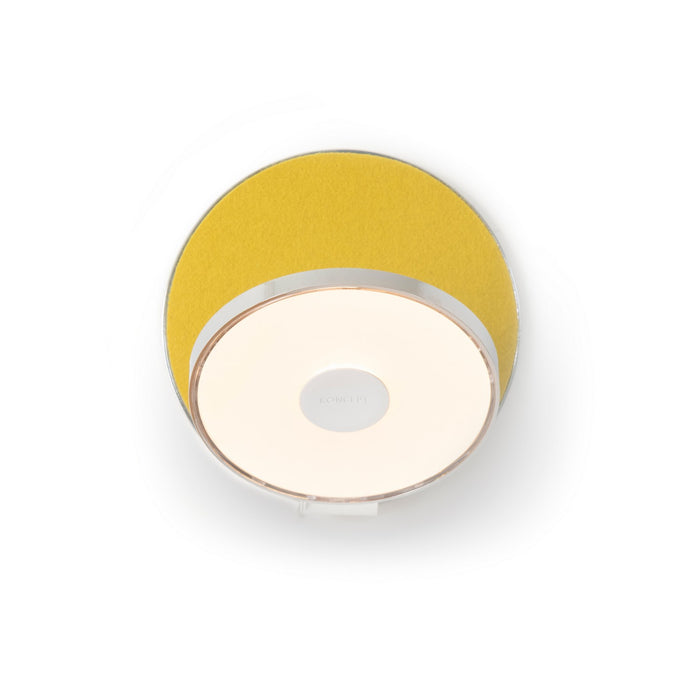 Koncept GRW-S-CRM-HDF-PI LED Wall Sconce, Chrome, Honeydew