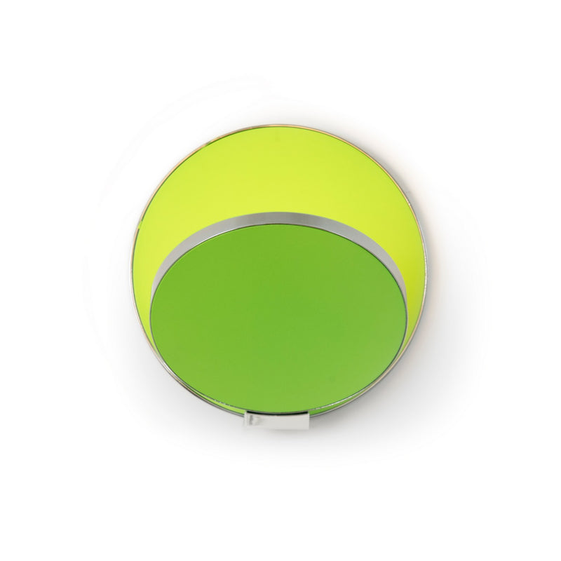 Koncept GRW-S-CRM-MGN-PI LED Wall Sconce, Chrome, Matte Green