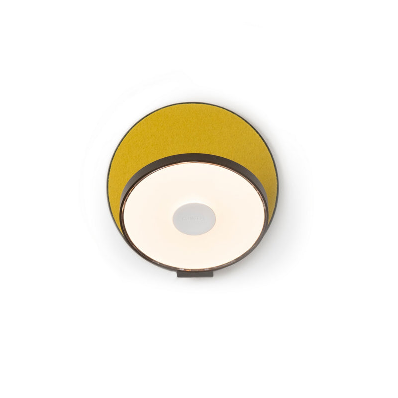 Koncept GRW-S-MBK-HDF-HW LED Wall Sconce, Metallic Black, Honeydew