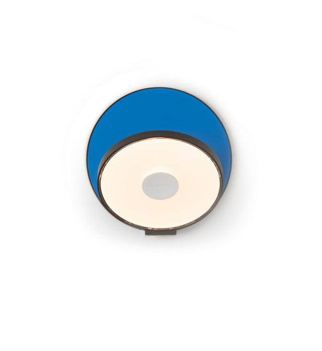 Koncept GRW-S-MBK-MBL-HW LED Wall Sconce, Metallic Black, Matte Blue
