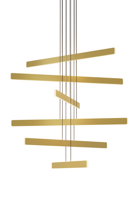 Koncept SUB-C6-SW-GLD LED Pendant, Gold