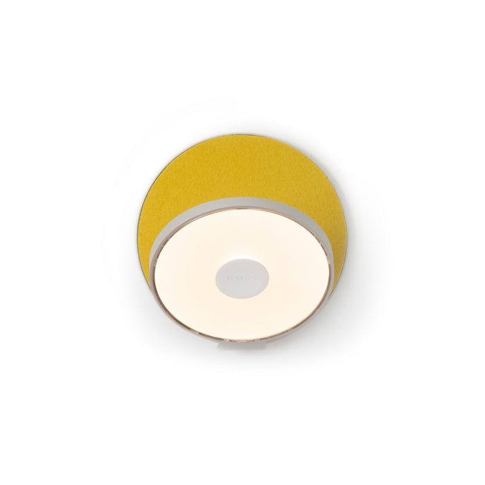 Koncept GRW-S-SIL-HDF-HW LED Wall Sconce, Silver, Honeydew Felt
