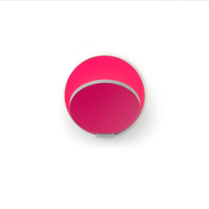 Koncept GRW-S-SIL-MHP-HW LED Wall Sconce, Silver, Matte Hot Pink