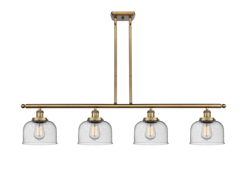 Innovations 916-4I-BB-G74-LED LED Island Pendant, Brushed Brass