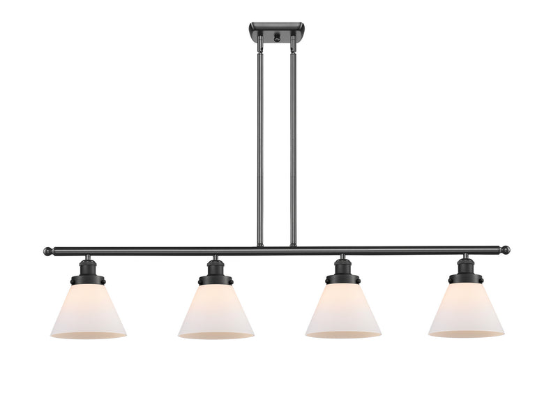 Innovations 916-4I-BK-G41-LED LED Island Pendant, Matte Black