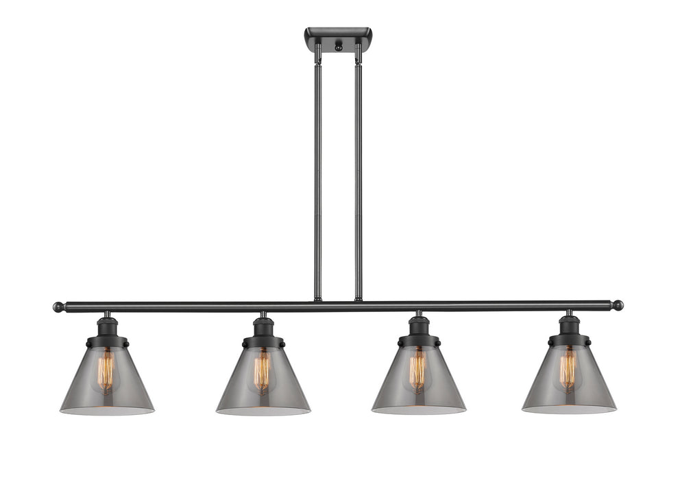 Innovations 916-4I-BK-G43-LED LED Island Pendant, Matte Black