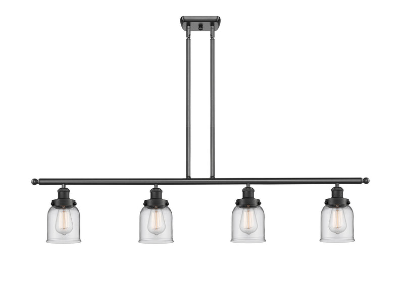 Innovations 916-4I-BK-G52-LED LED Island Pendant, Matte Black