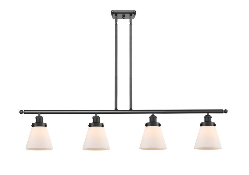 Innovations 916-4I-BK-G61-LED LED Island Pendant, Matte Black