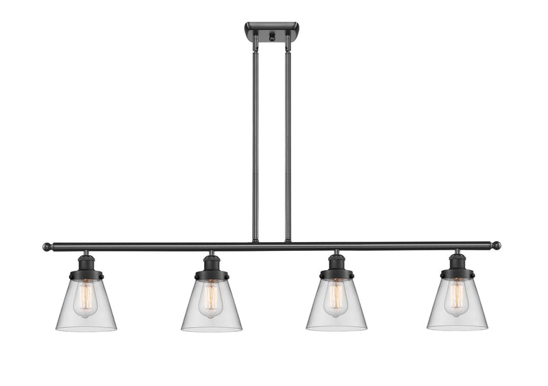 Innovations 916-4I-BK-G62-LED LED Island Pendant, Matte Black