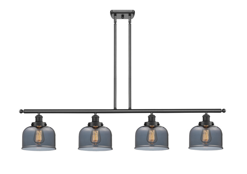 Innovations 916-4I-BK-G73-LED LED Island Pendant, Matte Black