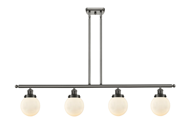Innovations 916-4I-OB-G201-6-LED LED Island Pendant, Oil Rubbed Bronze