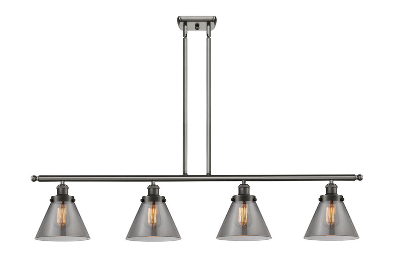 Innovations 916-4I-OB-G43-LED LED Island Pendant, Oil Rubbed Bronze