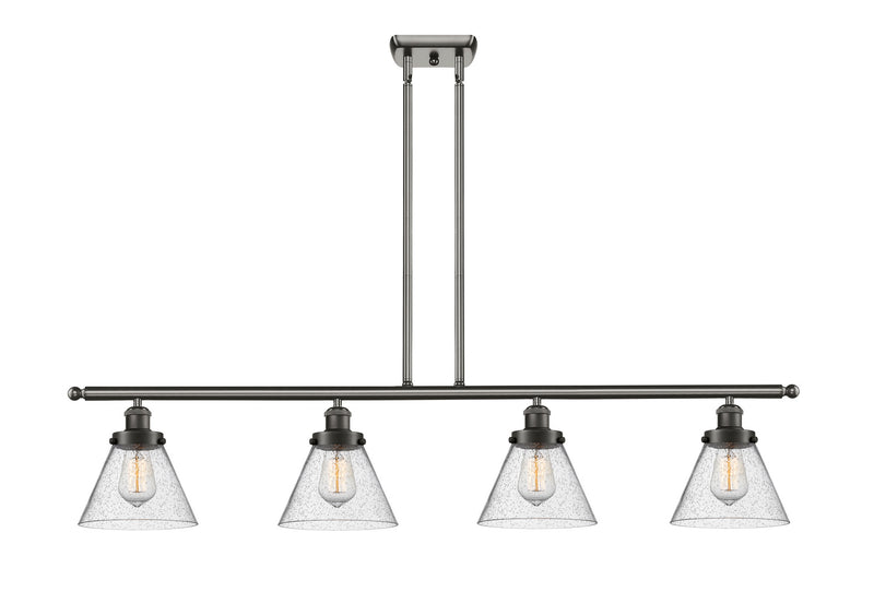 Innovations 916-4I-OB-G44 Four Light Island Pendant, Oil Rubbed Bronze