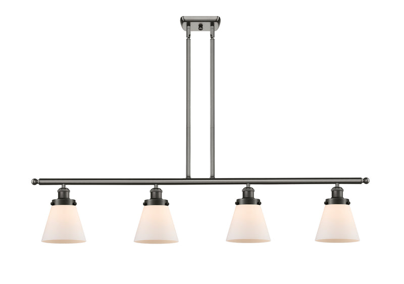 Innovations 916-4I-OB-G61 Four Light Island Pendant, Oil Rubbed Bronze