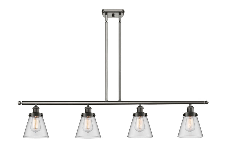 Innovations 916-4I-OB-G62 Four Light Island Pendant, Oil Rubbed Bronze