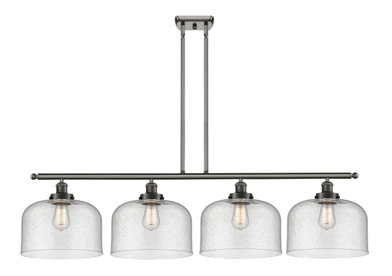 Innovations 916-4I-OB-G74-L Four Light Island Pendant, Oil Rubbed Bronze