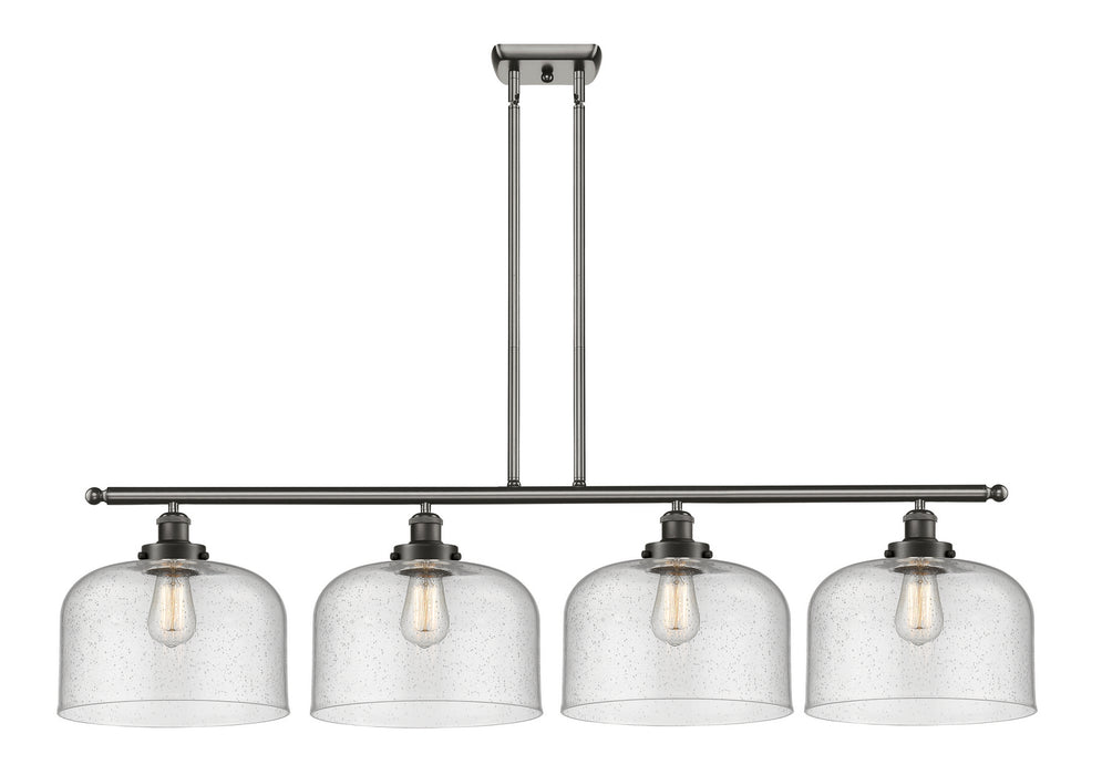 Innovations 916-4I-OB-G74-L Four Light Island Pendant, Oil Rubbed Bronze