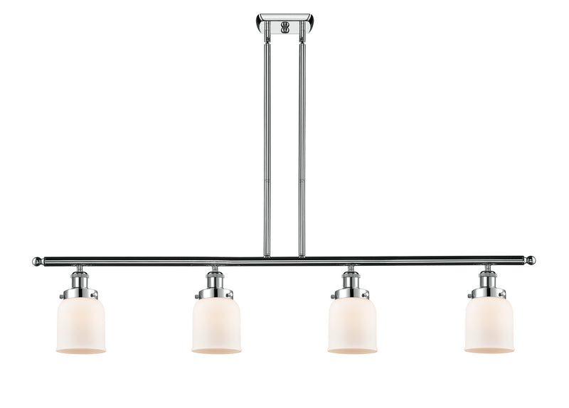 Innovations 916-4I-PC-G51 Four Light Island Pendant, Polished Chrome