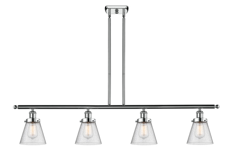 Innovations 916-4I-PC-G64-LED LED Island Pendant, Polished Chrome