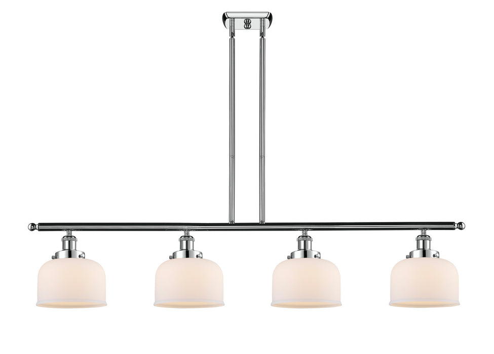 Innovations 916-4I-PC-G71 Four Light Island Pendant, Polished Chrome