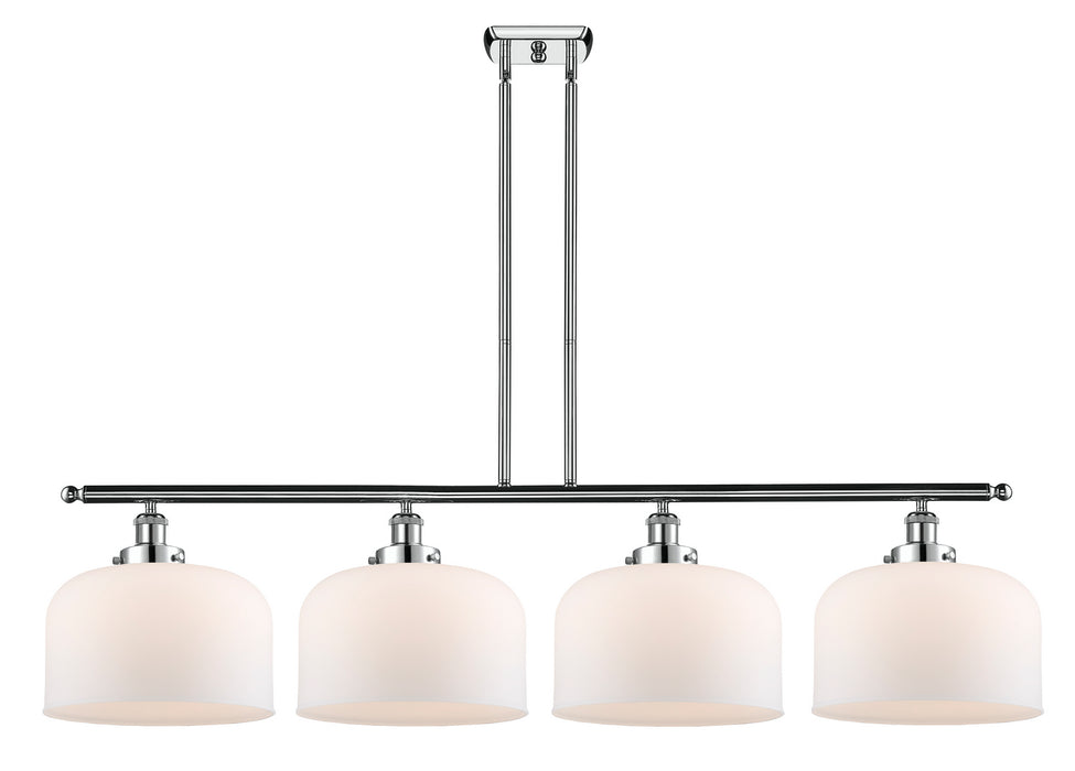 Innovations 916-4I-PC-G71-L Four Light Island Pendant, Polished Chrome