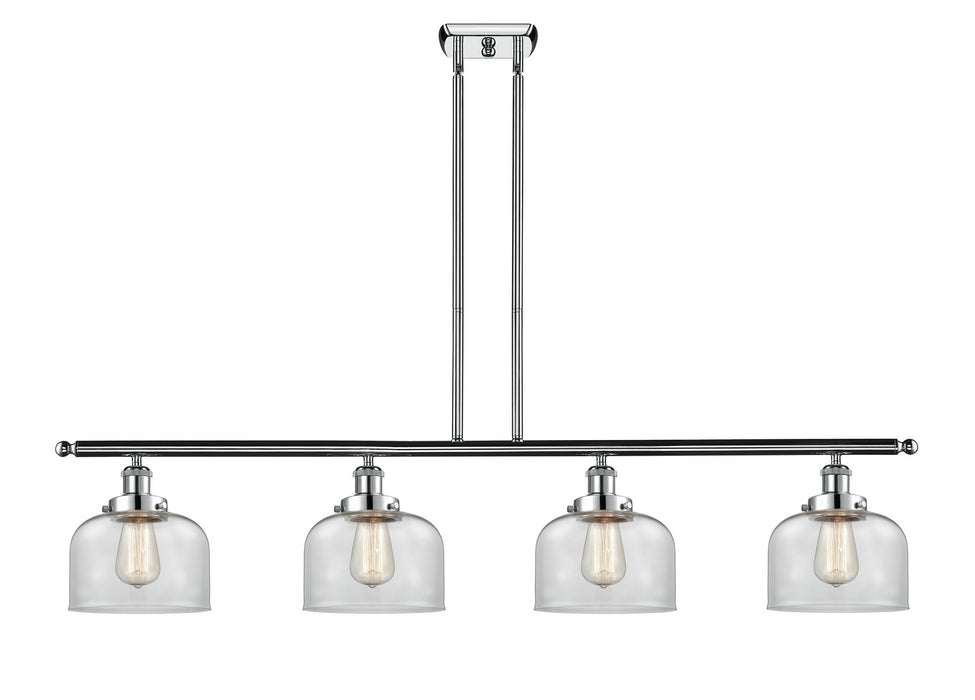Innovations 916-4I-PC-G72 Four Light Island Pendant, Polished Chrome
