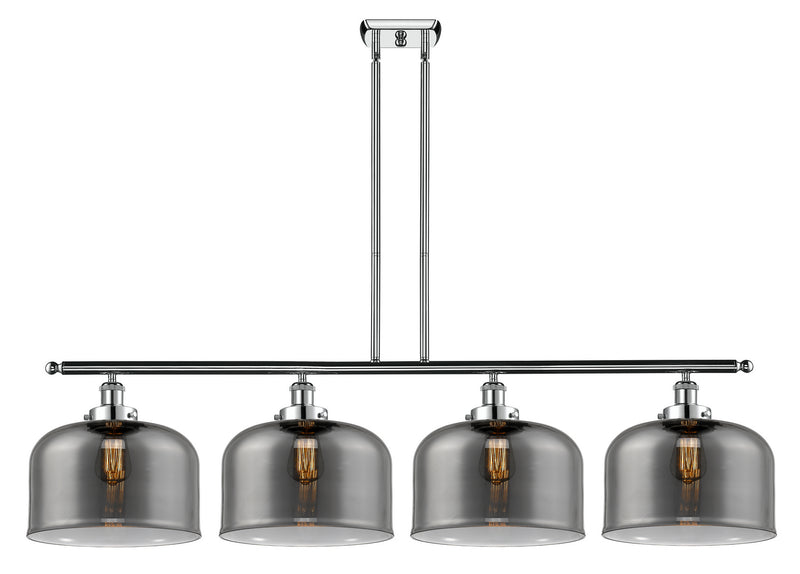 Innovations 916-4I-PC-G73-L-LED LED Island Pendant, Polished Chrome