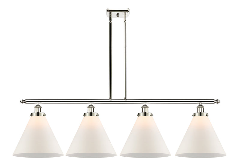Innovations 916-4I-PN-G41-L-LED LED Island Pendant, Polished Nickel