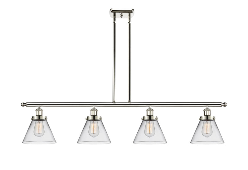 Innovations 916-4I-PN-G42-LED LED Island Pendant, Polished Nickel