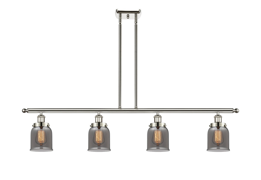 Innovations 916-4I-PN-G53 Four Light Island Pendant, Polished Nickel