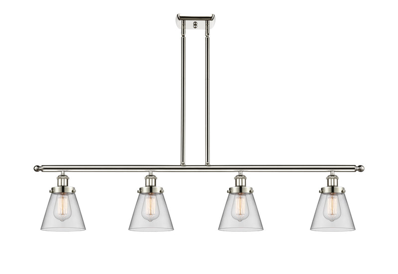 Innovations 916-4I-PN-G62-LED LED Island Pendant, Polished Nickel