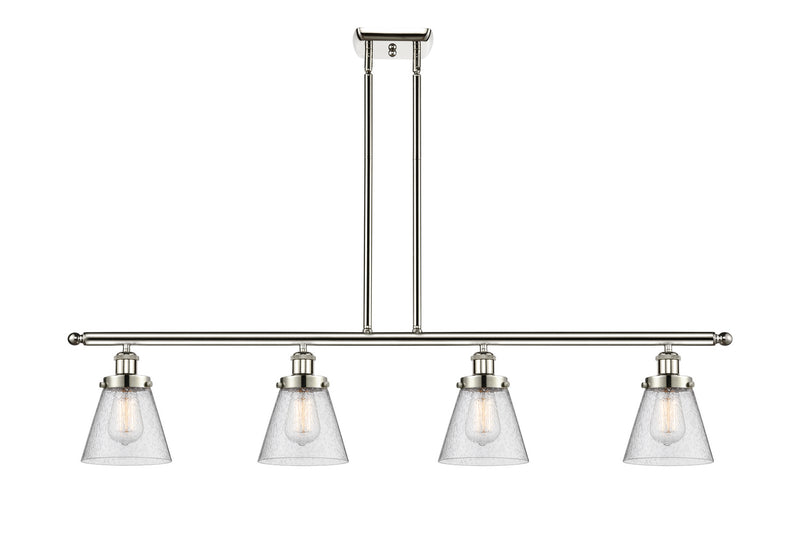 Innovations 916-4I-PN-G64-LED LED Island Pendant, Polished Nickel
