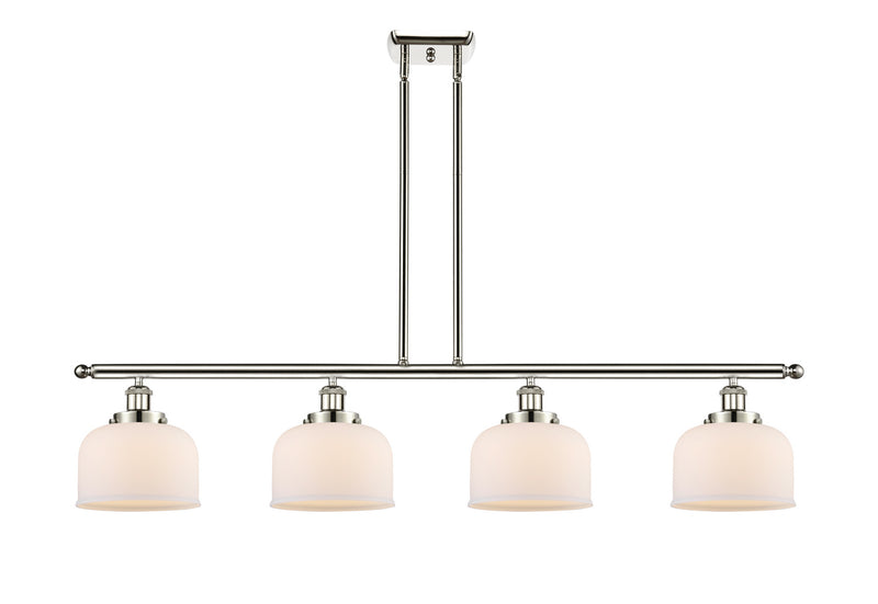 Innovations 916-4I-PN-G71 Four Light Island Pendant, Polished Nickel