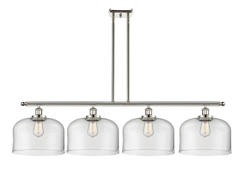 Innovations 916-4I-PN-G72-L-LED LED Island Pendant, Polished Nickel