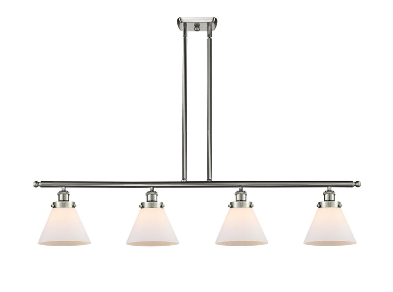 Innovations 916-4I-SN-G41 Four Light Island Pendant, Brushed Satin Nickel