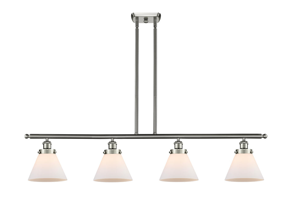 Innovations 916-4I-SN-G41 Four Light Island Pendant, Brushed Satin Nickel