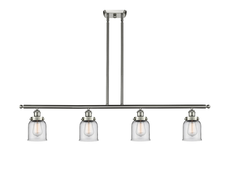 Innovations 916-4I-SN-G52 Four Light Island Pendant, Brushed Satin Nickel