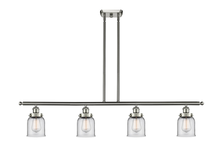 Innovations 916-4I-SN-G52 Four Light Island Pendant, Brushed Satin Nickel