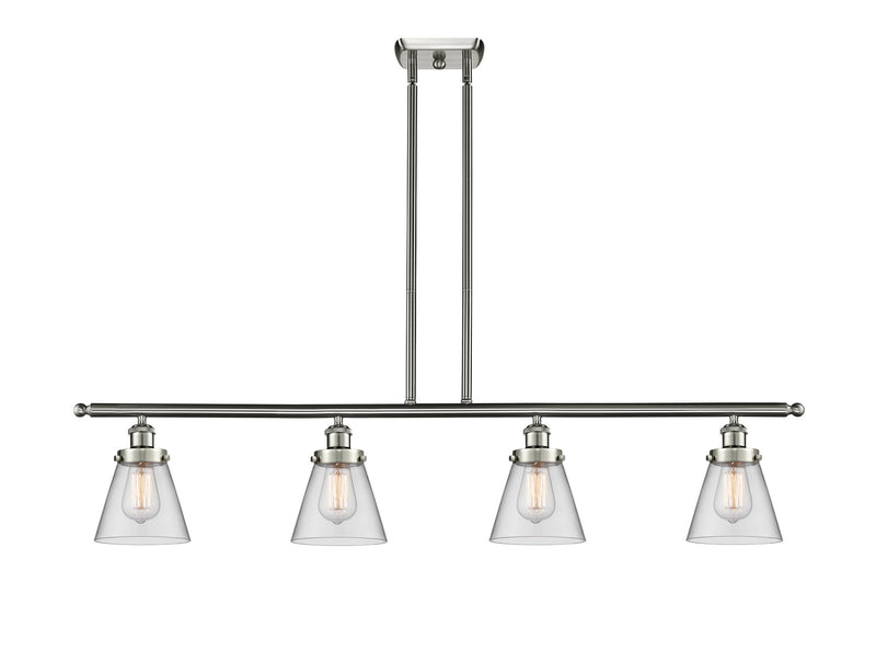 Innovations 916-4I-SN-G62-LED LED Island Pendant, Brushed Satin Nickel