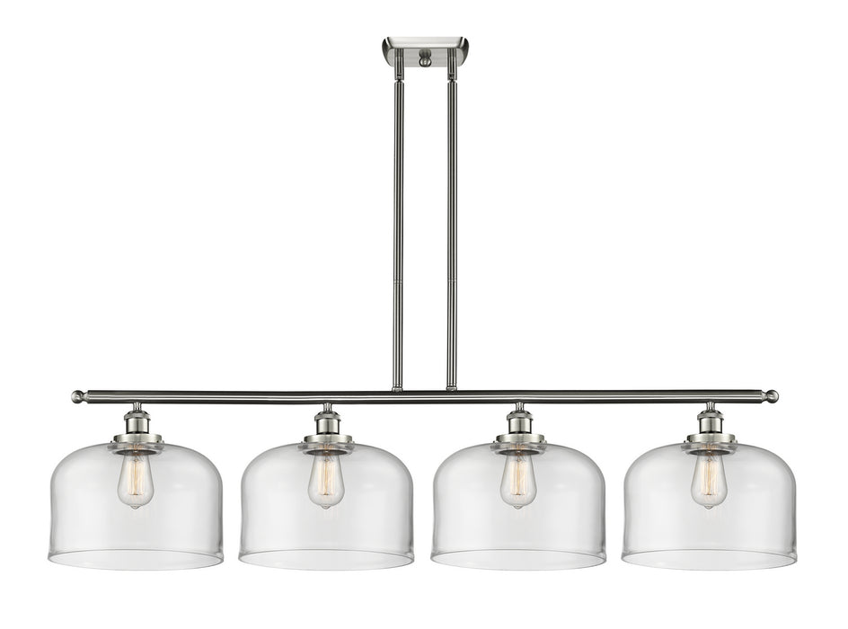 Innovations 916-4I-SN-G72-L Four Light Island Pendant, Brushed Satin Nickel