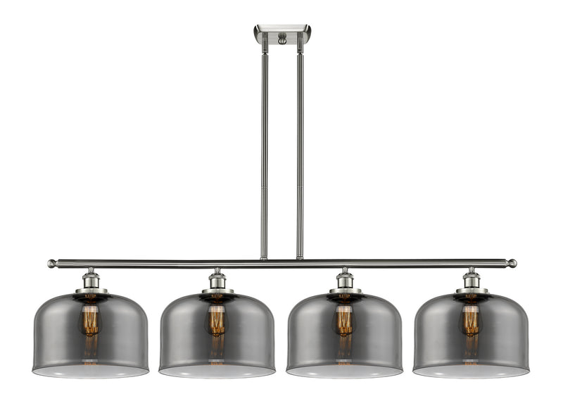 Innovations 916-4I-SN-G73-L Four Light Island Pendant, Brushed Satin Nickel