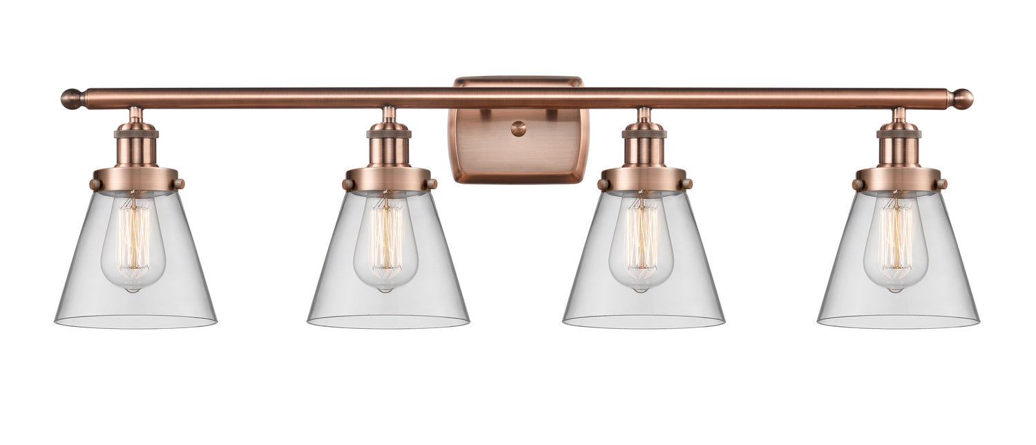 Innovations 916-4W-AC-G62-LED LED Bath Vanity, Antique Copper